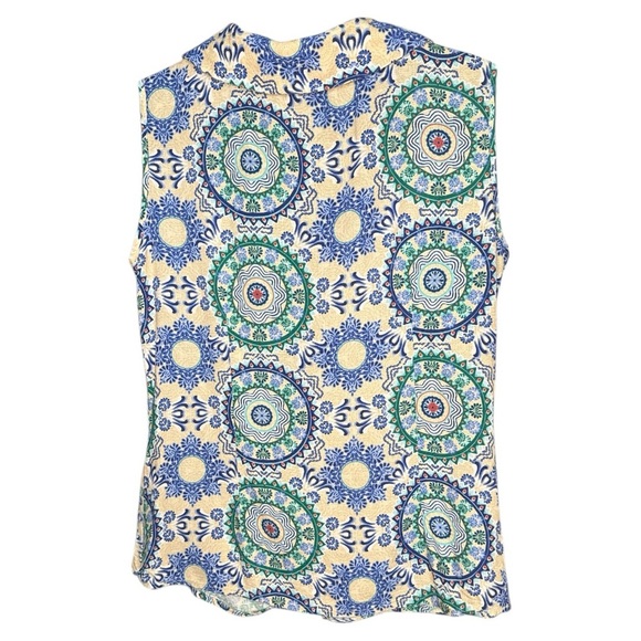 Camomilla Italia Medallion Button-Down Tank size 46 (12 or 14) - Picture 3 of 4